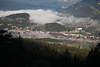 915336_Markt Berchtesgaden Alpenstadt Talpanorama grnes Tal in Nebelschwaden Fotografie