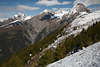 005151_ Drei Gipfelbild: Nussingkogel, Bretterwand & Kendlspitze Alpenlandschaft Naturfoto
