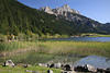Haldensee Wasserpanorama Schiff Ufer Bergkulisse Naturfoto 212981 Bild unter Alpengipfel