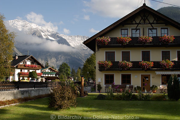 Leutaschtal Pension Landhaus Gemsenblick*** in Weidach Alpenurlaub-Unterkunft in Tirol-Bergland