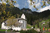 600976_Ebnit Kirche unterm Berg Dornbirner Voralpen Naturidylle Frühjahrsbild
