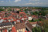 Konstanz von oben Bildpanorama Bodensee-Stadt Dcher Skyline bis Rheinbrcke