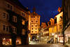 Konstanz Schnetztor historische Altstadtgasse Romantik Nachtlichter