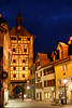 Schnetztor Turm in Konstanz Nacht historische Altstadt Romantik am Bodensee
