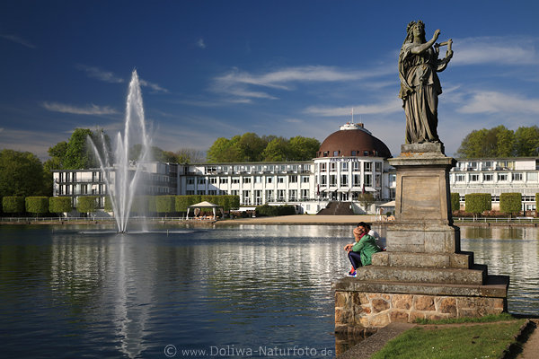 Hollersee Fontne Skulptur Musik im Brgerpark Bremen