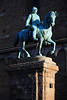 Bismarck Reiterstatue Foto auf Pferd Bremer Denkmal von Adolf von Hildebrand