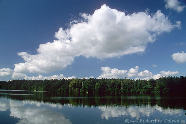 Ltjensee Wolkenstimmung Spiegelung im Wasser