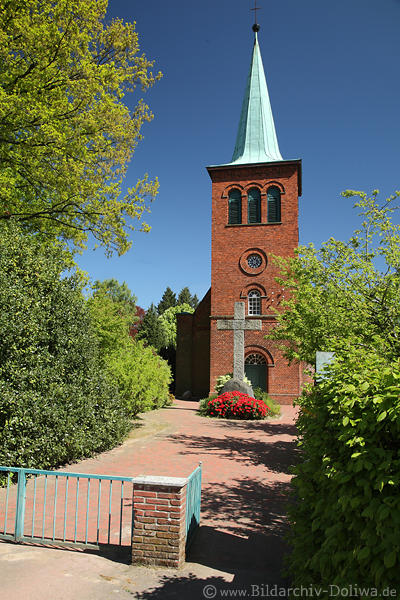 St.Marien-Kirche Drennhausen Gotteshaus in Frhlingsgrn