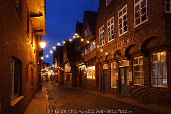 Lauenburg Altstadt Nachtgasse