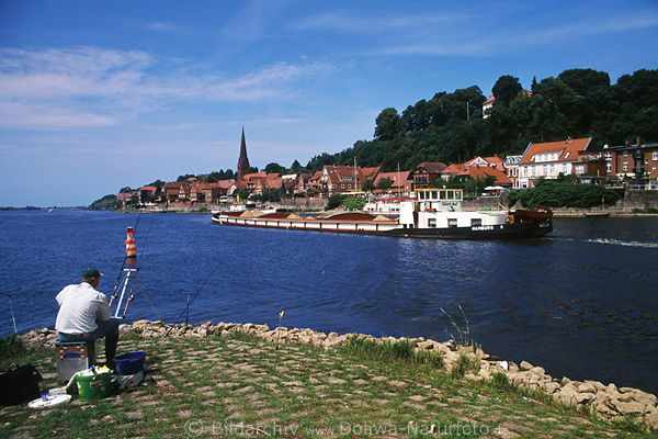 Lauenburg Elbe Wassermndung