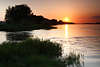 108598_Elbe-Romantik Flulandschaft Naturfotos grn-roter Sonnenuntergang ber Elbwasser