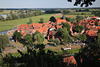 201111_Hitzacker Elbe Stadt Flusslandschaft von oben