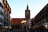 Hannover-Marktkirche thronend ber Marktstrasse