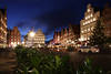 Altstadt Lüneburg Nachtpanorama Am Sande historische Giebelhäuser Adventstimmung Fotos