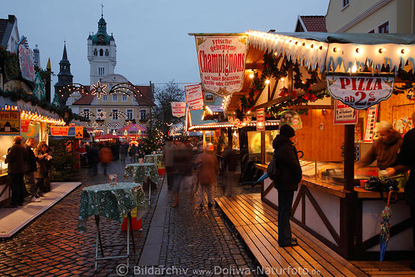 Verden Weihnachtsmarkt auf Groe Strae Foto Adventreise in die Stadt an der Aller