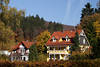 Bad Grund Pensionen Kurhäuser Harz Kurbad Villen am Kurpark in Herbstwaldfarben