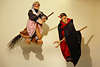 101834_Harzhexen Foto Harzpuppen mit Besen & Hexenschreck sagenumwobende lustige Schreckfiguren