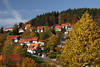 510530_Bad Grund Stadthäuser Fotos in bunten herbstlichen Goldfarben, Harzer Golden Herbst Reise