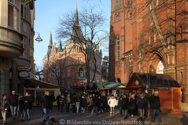 Oldenburg Altstadt Bauwerke historische Architektur Wahrzeichen Gasse