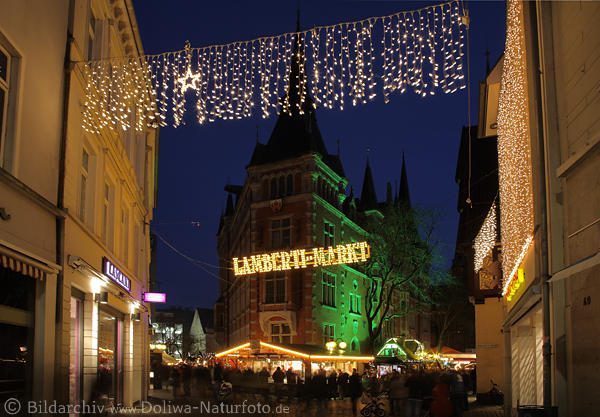 Oldenburg Lambertimarkt Altstadt Weihnachten Advent Nachtlichter