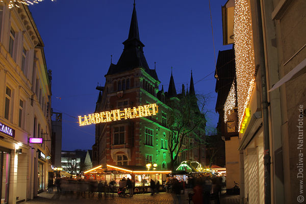 Oldenburger Lambertimarkt Weihnachten Adventsmarkt rund um Kirche