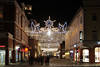 Oldenburg Weihnachtszeit Straßenlichter Nachtbild Frohes Fest Illumination