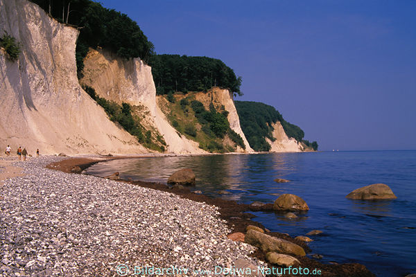 Stubbenkammer Wissower Klinken K�stenfoto Kreidefelsen National Park Jasmund Insel R�gen