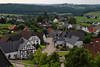Münchhausen Dorf Fachwerkhäuser in Hessen Naturidylle Foto von oben