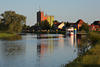 Bleckede Elbe Flusslandschaft Urlaubsort am Wasser Elbufer Schifffähre