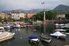 906220_ Verbania Reise Fotografie, Lago Maggiore Ferienort in Piemont Italien Ausflug, Verbania Intra Hafenbild