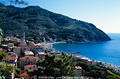 409733_Levanto Badebucht mit Strand Bild an Cinque Terre Mittelmeerküste in Ligurien