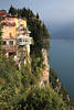 Tremosine Gardasee Steilufer Felsklippen Wasser Berge Pieve Steilwand