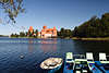 Trakai Wasserburg Galve-See Insel-Palast Foto Traku Vytautas Grofrst-Burg