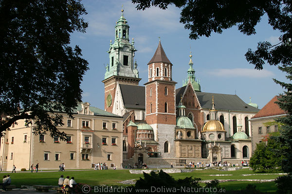 Krakauer Wawel Kathedrale Fotos Burg Festung Polnischen Konige Dom Panorama Bilder