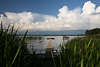 Masuren Gablick-See Naturlandschaft Schilf Wassersteg Wolkenstimmung Ostpreussen Mazury jezioro Gawlik