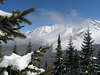 Winterromantik Naturbilder Hohe Tatra weisse Berge Wald Bäume in Schnee Landschaftsfotos