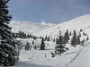 Bd0894_Bergtal im Schnee Winterfoto Bäume weisse Berglandschaft im Skigebiet Kasprowy Wierch
