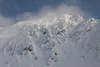 Bd1094_ Fogarascher Gebirge Berggipfel Foto in Schnee Schneezauber Fotografie grandioser Bergwelt