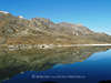 Oberengadin karges Bergland um Alpensee Lago Bianco Wasser Bild EA-0053