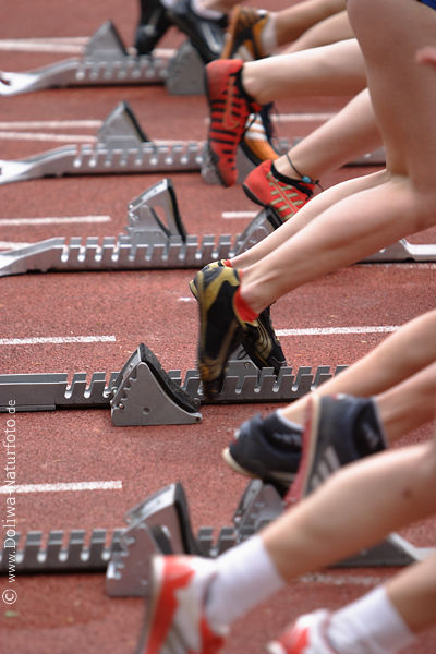Ablaufst�tze Sprinterf�sse Startkl�tze