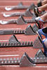 Startblock Fusttzenreihe Foto Leichtathletik Sprintlauf Accessoires Sportbild