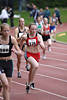 Sprintrennen 200m Frauenlauf Foto Leichtathletik Läuferinnen Bild in Kurve