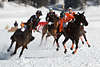 Polospieler Reitpferde Schnee-Galoppduell dynamisches Spielbild 901344 Foto von Moritzersee