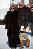 902307_ Mann & Frau beim Spaziergang in St. Moritz beim Poloevent on Snow Foto