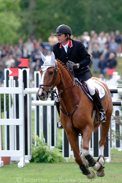 Springreiter Andre Sakakini Egypter Pferd Careful Derby-Ritt