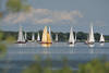 1401189_Schlei-Regatta Bild Classic Week Yacht-Boote Segeln auf See in Wasserlandschaft Foto