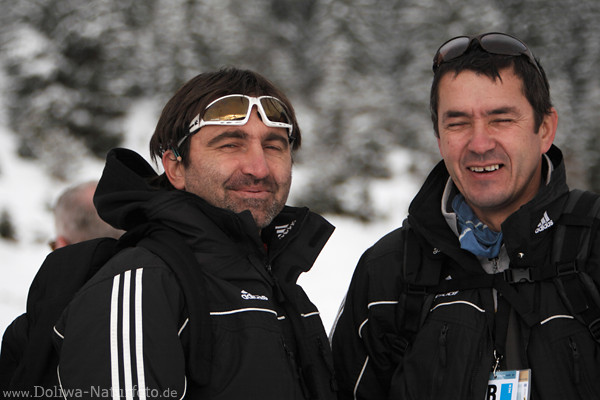 Biathlon Gesichter vom Weltcup in Hochfilzen SERBIA-Team Paar