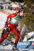 Flatland Ann Kristin Aafedt Photo, Norwegen Biathletin Sportporträt Weltcup-loipe skilaufen mit Gewehr auf Schnee
