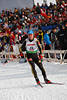 Michael Greis Fotos Weltmeister Biathlonstar Team-Deutschland auf Loipe im Stadion bei Staffelbewerb