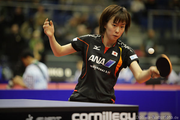 Kasumi Ishikawa Ball Match Japans beste Tischtennis-Spielerin